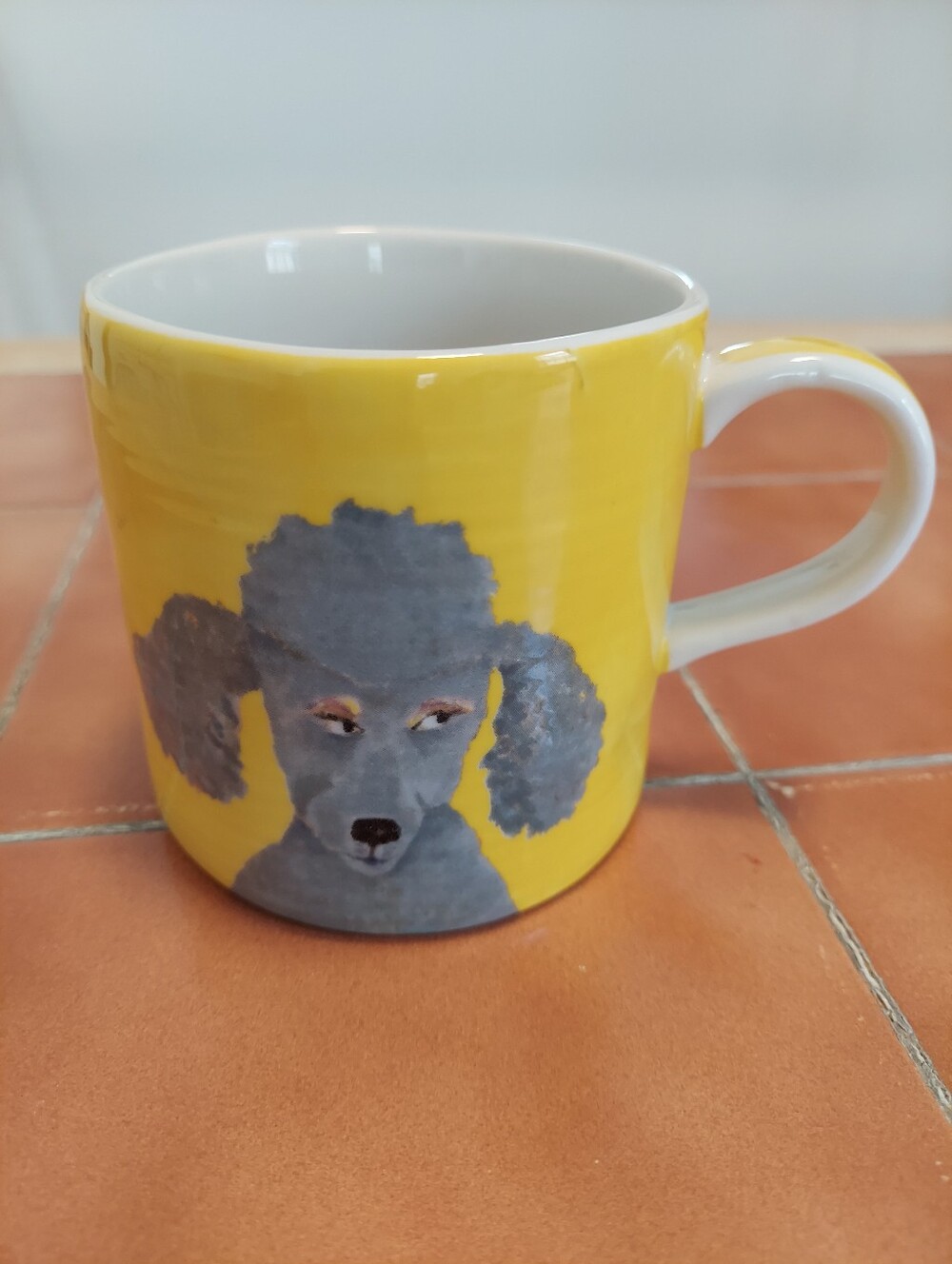 Anthropology Mimi Poodle Coffee Mug